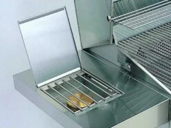 AOG L Series Portable 30'' On Cart BBQ Grill With Rotisserie Back Burner & Side Burner -Patio Vibe Store AG30PCL3 zm