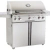 AOG T Series Portable 36'' On Cart BBQ Grill With Rotisserie Back Burner & Side Burner