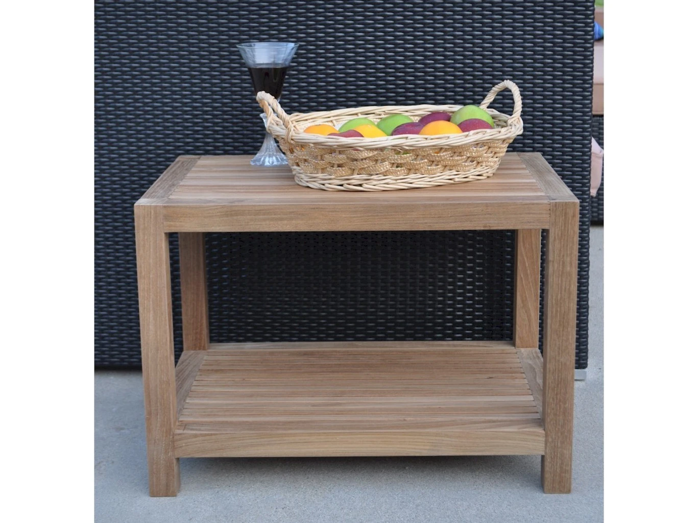 Anderson Teak Windsor Side Table 2-Tier 2 Anderson Teak Windsor Side Table 2-Tier - Image 2