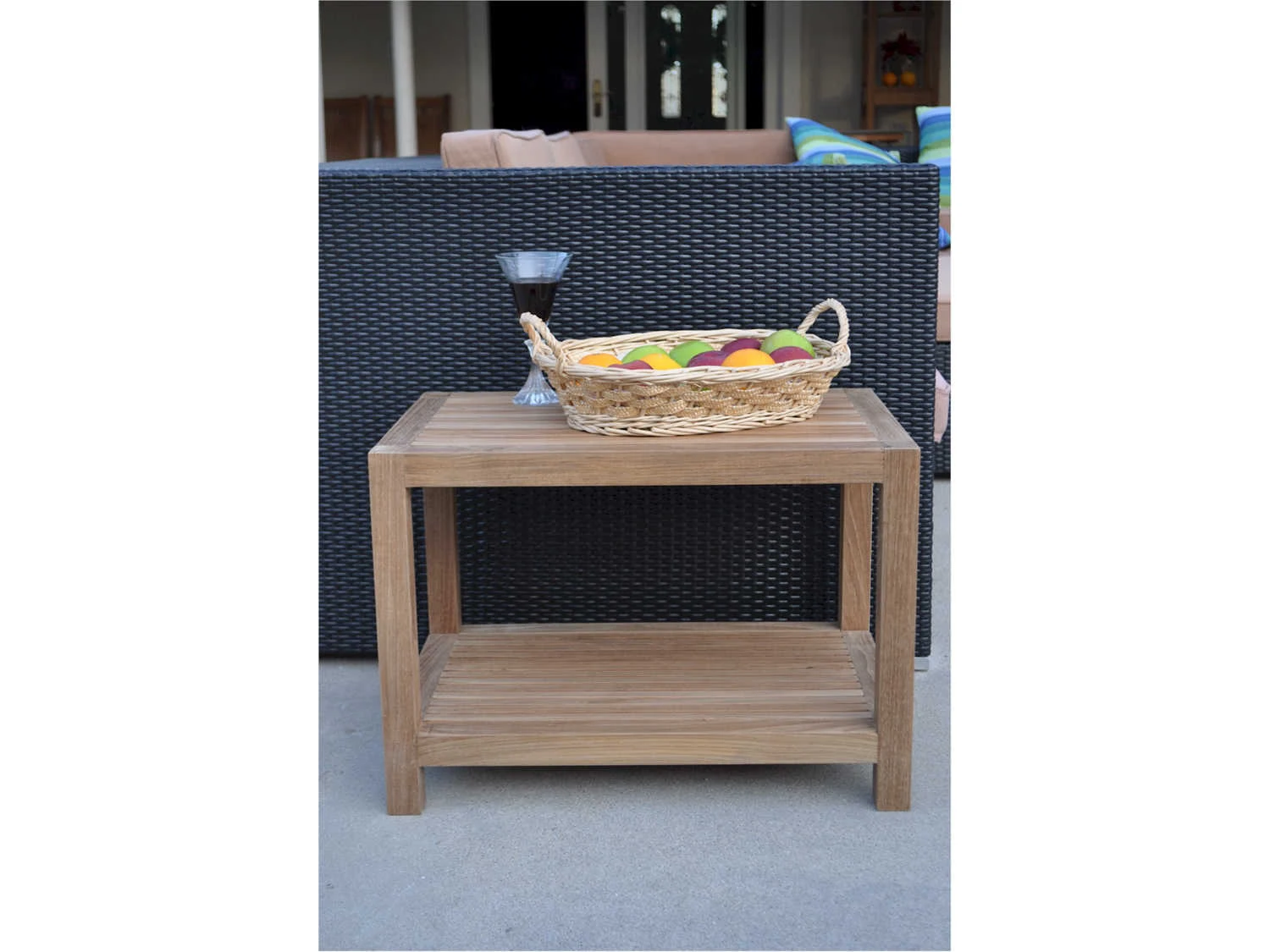 Anderson Teak Windsor Side Table 2-Tier 3 Anderson Teak Windsor Side Table 2-Tier - Image 3