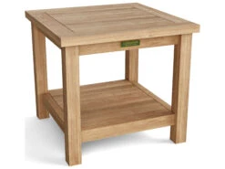 Anderson Teak 22'' Square 2-Tier Side Table