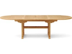 Patio Vibe Store 13 Anderson Teak Sahara 106'' Oval Double Ext. Table