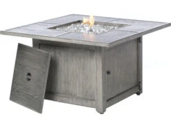 Alfresco Home Cheyenne Blacksmith Cast Aluminum 40'' Square Fire Pit Table