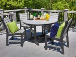 Berlin Gardens Garden Classic Recycled Plastic 48'' Round Dining Height Table