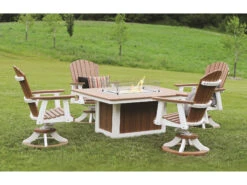 Berlin Gardens Donoma 54''W X 42''D Rectangular Fire Pit Table