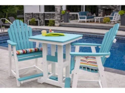 Patio Vibe Store 43 Berlin Gardens Garden Classic Recycled Plastic 28'' Counter Height Table