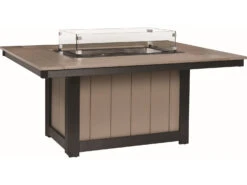 Berlin Gardens Donoma 54''W X 42''D Rectangular Fire Pit Table 7 Berlin Gardens Donoma 54''W X 42''D Rectangular Fire Pit Table -Patio Vibe Store BLGDRFP42541 zm