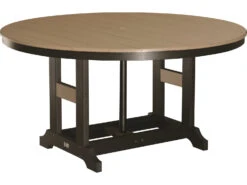 Berlin Gardens Garden Classic Recycled Plastic 60'' Round Counter Height Table -Patio Vibe Store BLGGCT0060C1 zm