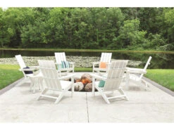 Berlin Gardens Mayhew Recycled Plastic 20'' Square End Table