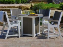 Berlin Gardens Donoma 44'' Round Counter Height Fire Pit Table 8 Berlin Gardens Donoma 44'' Round Counter Height Fire Pit Table -Patio Vibe Store BLGMYHWFRPTCNTRSET1 zm