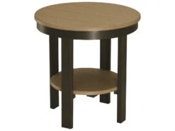 Berlin Gardens Accessories Recycled 22'' Round End Table 9 Berlin Gardens Accessories Recycled 22'' Round End Table -Patio Vibe Store BLGPRET21221 zm