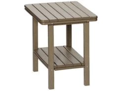 Breezesta Adirondack Recycled Plastic Universal 21''W X 17''D Rectangular Accent Table -Patio Vibe Store BRECT30001 zm