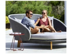 Cane Line Outdoor On-the-move Aluminum Small 17'' Round End Table 28 Cane Line Outdoor On-the-move Aluminum Small 17'' Round End Table -Patio Vibe Store CNO50658 zm