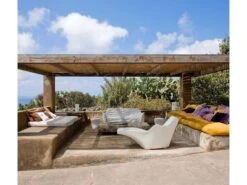 Driade Outdoor Tokyo-Pop Polyethylene Monobloc 15.7''W X 15''D Oval Small Table / Stool In White