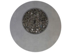 Ebel Antibes Bellino Aluminum 42'' Round Fire Pit Table With Lid -Patio Vibe Store EBL114102 zm