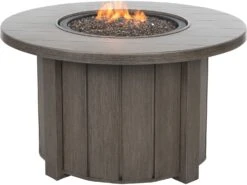 Ebel Trevi Aluminum 42'' Round Plank Top Fire Pit Table With Lid 18 Ebel Trevi Aluminum 42'' Round Plank Top Fire Pit Table With Lid -Patio Vibe Store EBL9746 zm