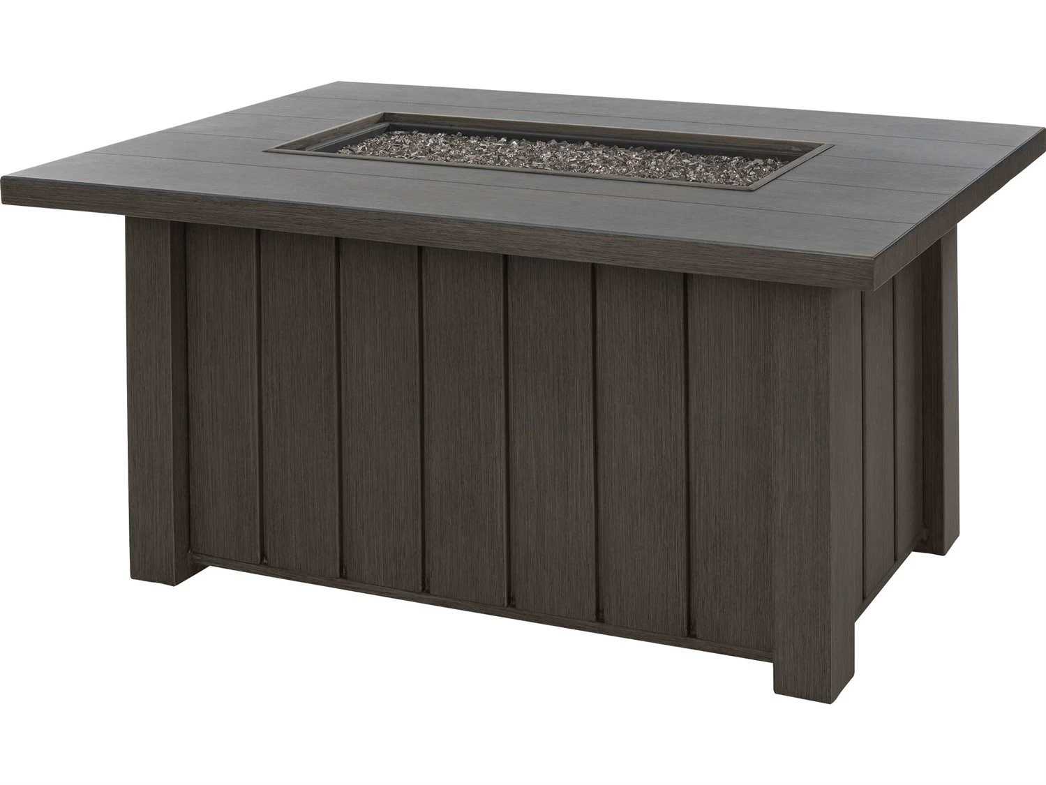 Ebel Trevi Aluminum 50''W X 32''D Rectangular Plank Top Fire Pit Table With Lid 7 Ebel Trevi Aluminum 50''W X 32''D Rectangular Plank Top Fire Pit Table With Lid - Image 7