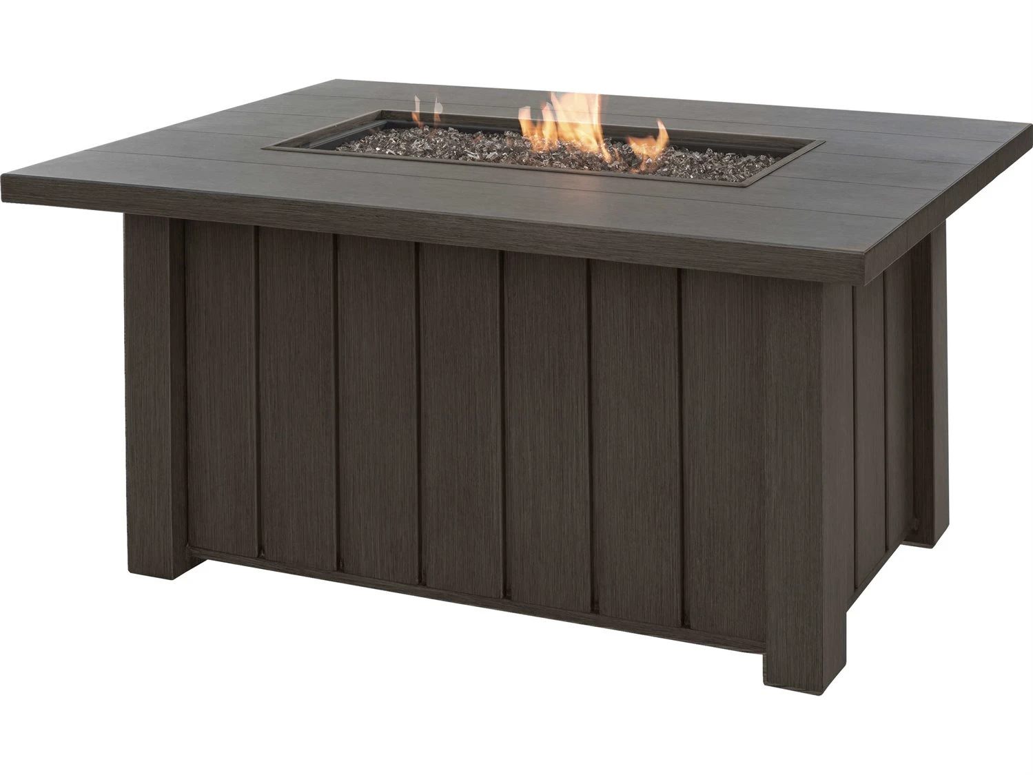 Ebel Trevi Aluminum 50''W X 32''D Rectangular Plank Top Fire Pit Table With Lid 8 Ebel Trevi Aluminum 50''W X 32''D Rectangular Plank Top Fire Pit Table With Lid - Image 8