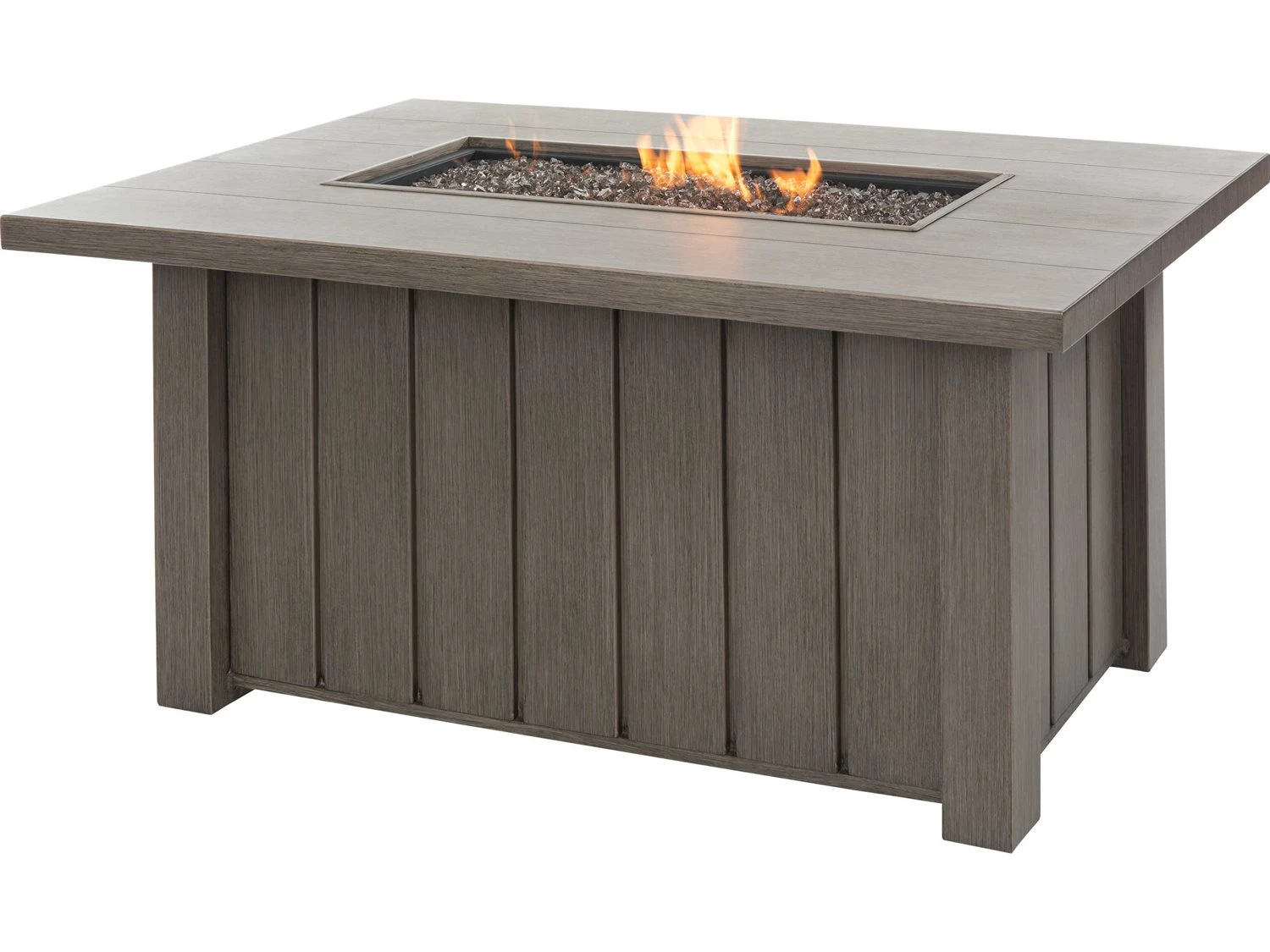 Ebel Trevi Aluminum 50''W X 32''D Rectangular Plank Top Fire Pit Table With Lid 11 Ebel Trevi Aluminum 50''W X 32''D Rectangular Plank Top Fire Pit Table With Lid - Image 11