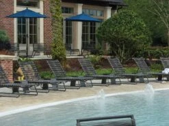 Ebel Monaco Aluminum 20''W X 10''D Rectangular End Table