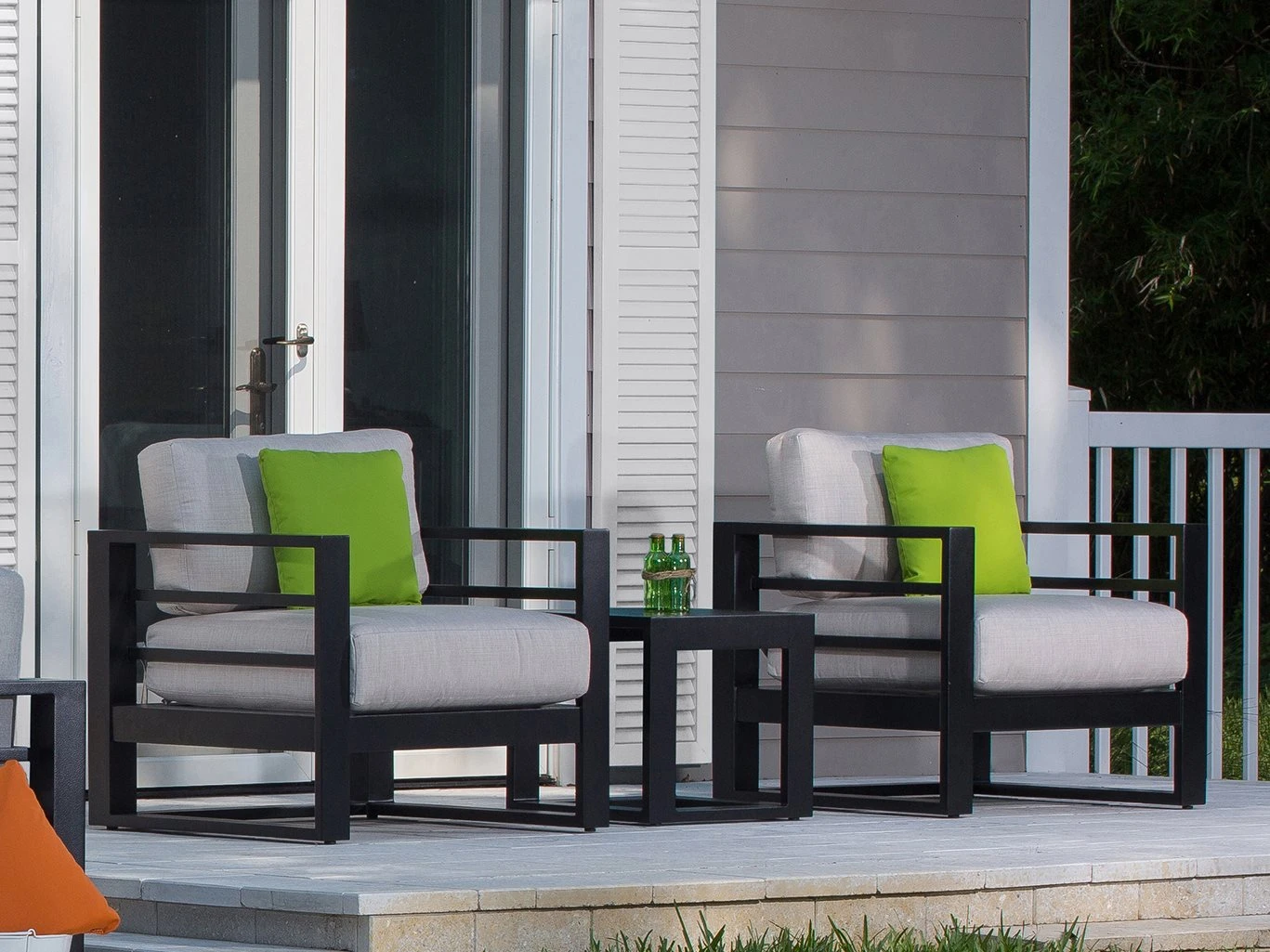 Ebel Palermo Aluminum 19'' Square End Table 1 Ebel Palermo Aluminum 19'' Square End Table