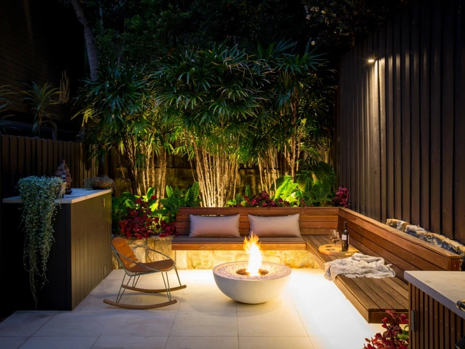 EcoSmart Fire Mix850 33'' Concrete Steel Round Pit Table 2 EcoSmart Fire Mix850 33'' Concrete Steel Round Pit Table - Image 2