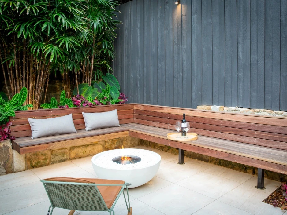 EcoSmart Fire Mix850 33'' Concrete Steel Round Pit Table 4 EcoSmart Fire Mix850 33'' Concrete Steel Round Pit Table - Image 4