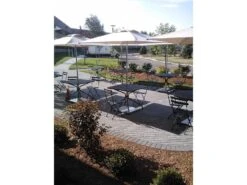 EMU Cambi Steel 36 Square Dining Table With Umbrella Hole