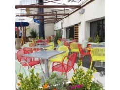 EMU Lock Steel 32 Square Dining Table