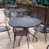 EMU Cambi Steel 42 Round Dining Table