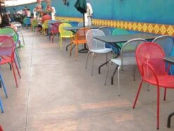 EMU Drink Steel 48 X 32 Rectangular Umbrella Table