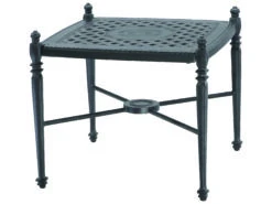 GenSun Grand Terrace Cast Aluminum 21'' Square End Table -Patio Vibe Store GES10340E211 zm