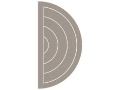 Lane Venture Contempo Aluminum 24''W X 12''D Demilune End Table 14 Lane Venture Contempo Aluminum 24''W X 12''D Demilune End Table -Patio Vibe Store LAV455122 zm