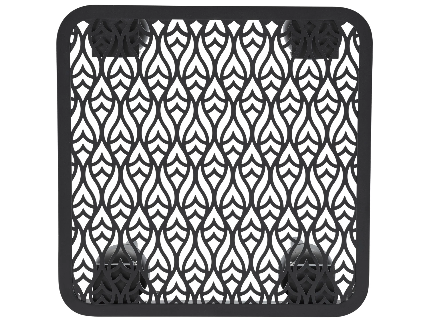 Lane Venture Hemingway Plantation Black Truffle Cast Aluminum 24Wide Square End Table 8 Lane Venture Hemingway Plantation Black Truffle Cast Aluminum 24Wide Square End Table - Image 8