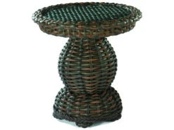 Lane Venture South Hampton Wicker 24'' Round Glass Top End Table 7 Lane Venture South Hampton Wicker 24'' Round Glass Top End Table -Patio Vibe Store LAV9790221 zm