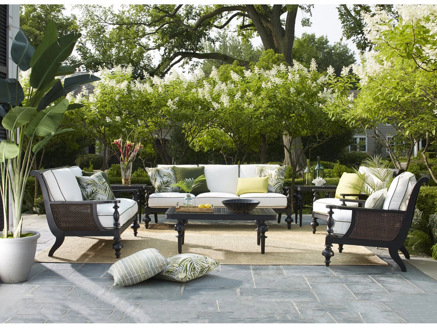 Lane Venture Hemingway Plantation Black Truffle Cast Aluminum 24Wide Square End Table 3 Lane Venture Hemingway Plantation Black Truffle Cast Aluminum 24Wide Square End Table - Image 3