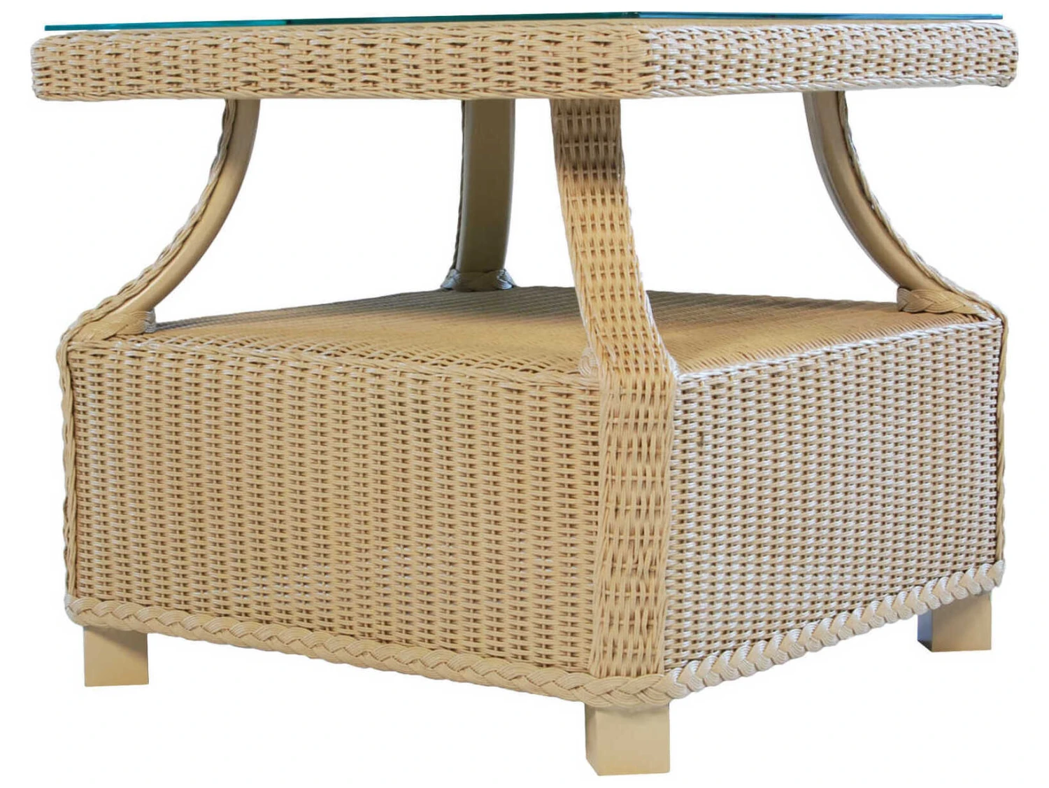 Lloyd Flanders Hamptons Wicker 22.5'' Square End Table 6 Lloyd Flanders Hamptons Wicker 22.5'' Square End Table - Image 6