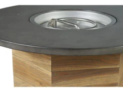 Lloyd Flanders Teak Antique Gray 47'' Hexagonal Fire Pit Table 25 Lloyd Flanders Teak Antique Gray 47'' Hexagonal Fire Pit Table -Patio Vibe Store LF2860996 zm