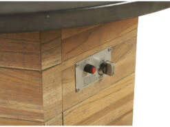 Lloyd Flanders Teak Antique Gray 47'' Hexagonal Fire Pit Table 27 Lloyd Flanders Teak Antique Gray 47'' Hexagonal Fire Pit Table -Patio Vibe Store LF2860998 zm