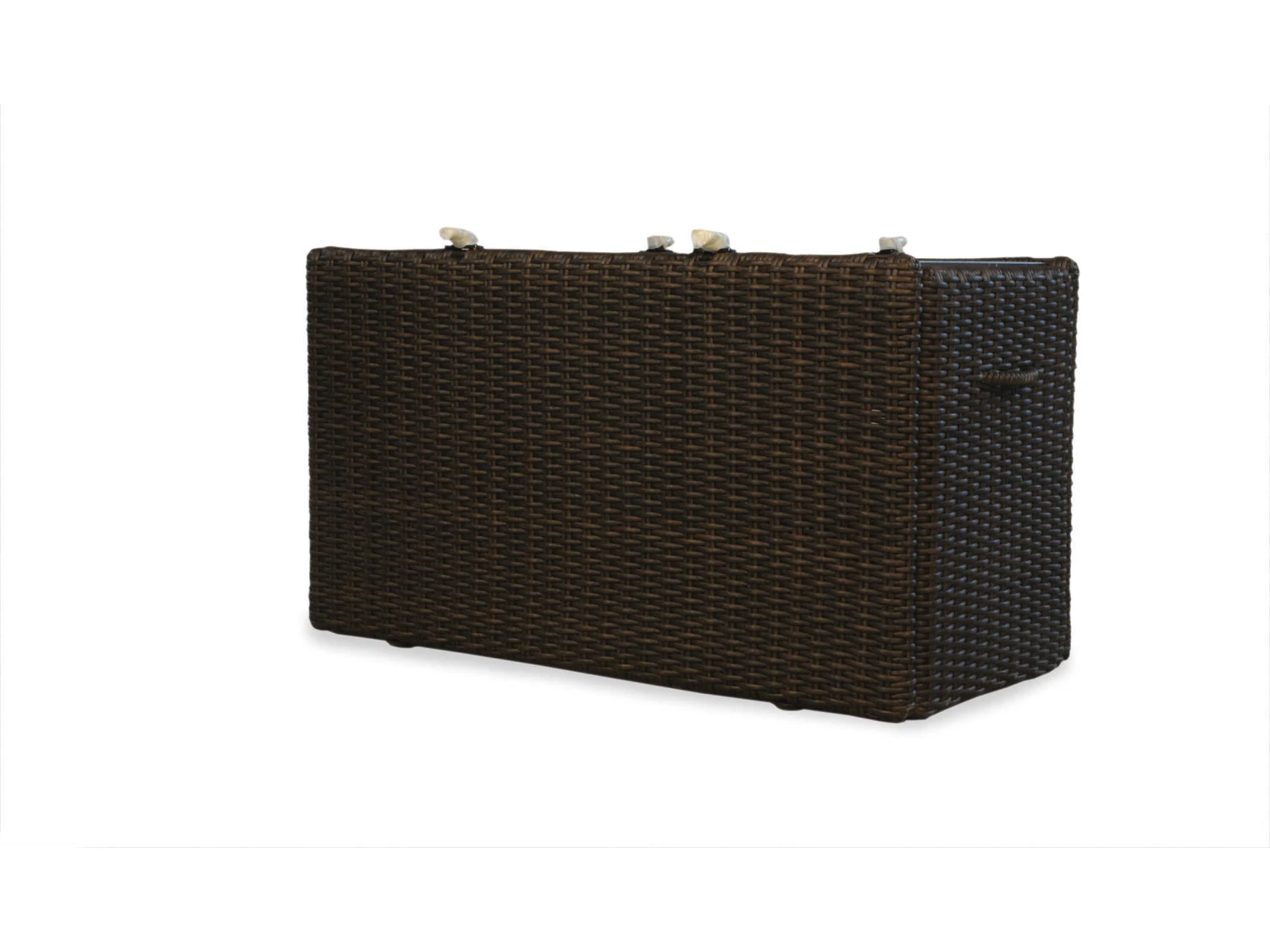 Lloyd Flanders Mesa Wicker 52''W X 32''D Rectangular Fire Pit Table 1 Lloyd Flanders Mesa Wicker 52''W X 32''D Rectangular Fire Pit Table