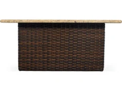 Lloyd Flanders Contempo Wicker 52'' X 32'' Rectangular Stone Fire Pit Table 16 Lloyd Flanders Contempo Wicker 52'' X 32'' Rectangular Stone Fire Pit Table -Patio Vibe Store LF380982 zm