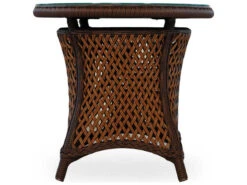 Lloyd Flanders Grand Traverse Wicker 24'' Round End Table 14 Lloyd Flanders Grand Traverse Wicker 24'' Round End Table -Patio Vibe Store LF710182 zm