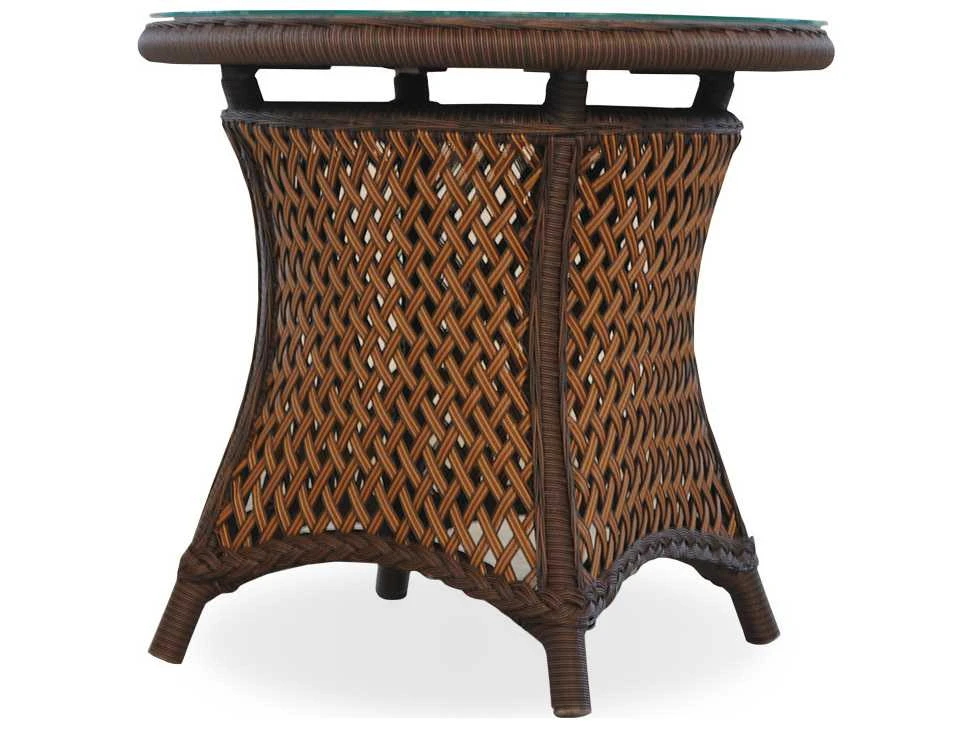 Lloyd Flanders Grand Traverse Wicker 24'' Round End Table 6 Lloyd Flanders Grand Traverse Wicker 24'' Round End Table - Image 6