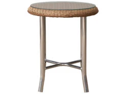 Lloyd Flanders Weekend Retreat Wicker 20'' Round End Table -Patio Vibe Store LF861201 zm