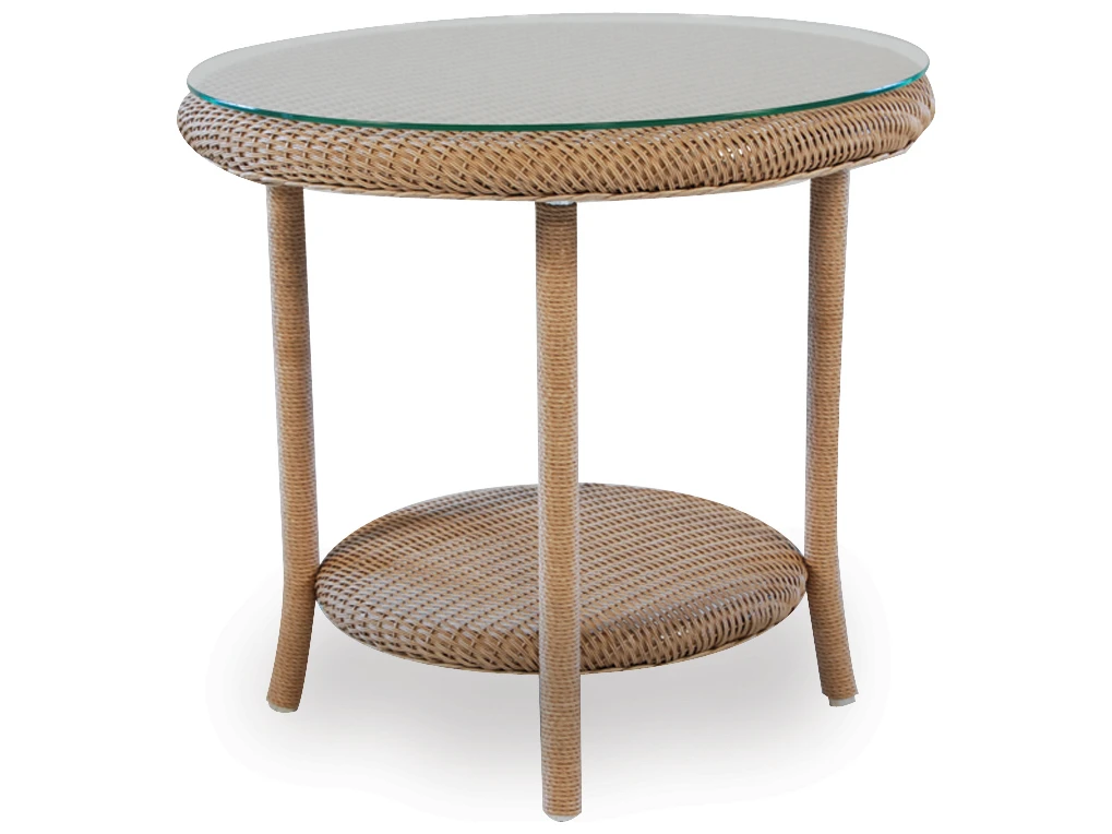 Lloyd Flanders Dining & Accessory Wicker 24'' Round End Table 4 Lloyd Flanders Dining & Accessory Wicker 24'' Round End Table - Image 4
