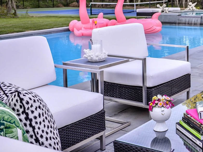 Lloyd Flanders Elements Steel 17''W X 15''D Rectangular End Table 1 Lloyd Flanders Elements Steel 17''W X 15''D Rectangular End Table