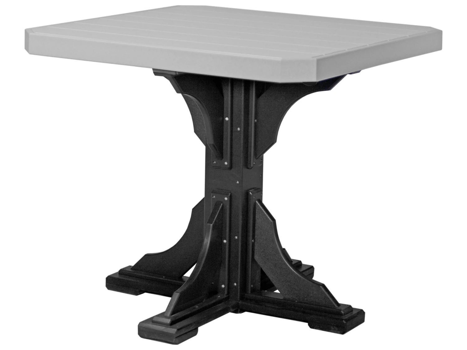 LuxCraft Recycled Plastic 41 Square Counter Height Table With Umbrella Hole 11 LuxCraft Recycled Plastic 41 Square Counter Height Table With Umbrella Hole - Image 11