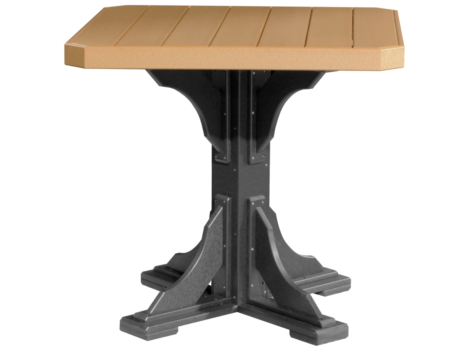 LuxCraft Recycled Plastic 41 Square Counter Height Table With Umbrella Hole 6 LuxCraft Recycled Plastic 41 Square Counter Height Table With Umbrella Hole - Image 6