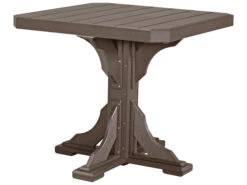 LuxCraft Recycled Plastic 41 Square Counter Height Table With Umbrella Hole 20 LuxCraft Recycled Plastic 41 Square Counter Height Table With Umbrella Hole -Patio Vibe Store LUXP41STCOUNTER7 zm