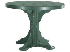 LuxCraft Recycled Plastic 48 Round Counter Height Table With Umbrella Hole 30 LuxCraft Recycled Plastic 48 Round Counter Height Table With Umbrella Hole -Patio Vibe Store LUXP4RTCOUNTER13 zm
